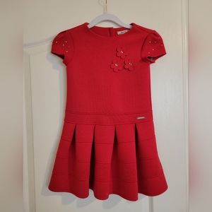 Red Size 7 Mayoral dress
